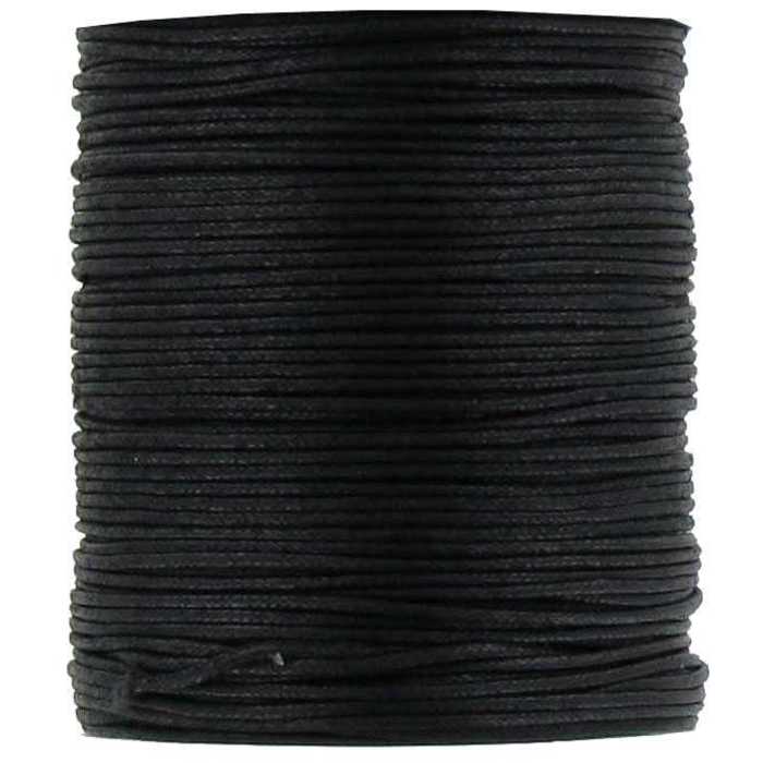 Black Waxed Cotton Thread 1mm Hobby Lobby 181404